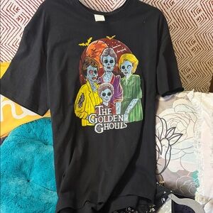The Golden Ghouls Kids Black T-Shirt